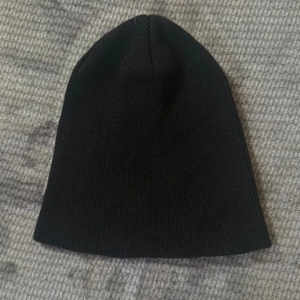 Polo Ralph Lauren Beanie Hat Black Red Pony Logo Ribbed Knit Mens One Size